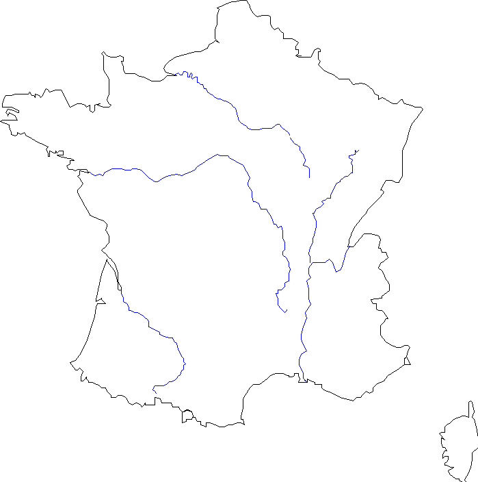 fleuves carte de france